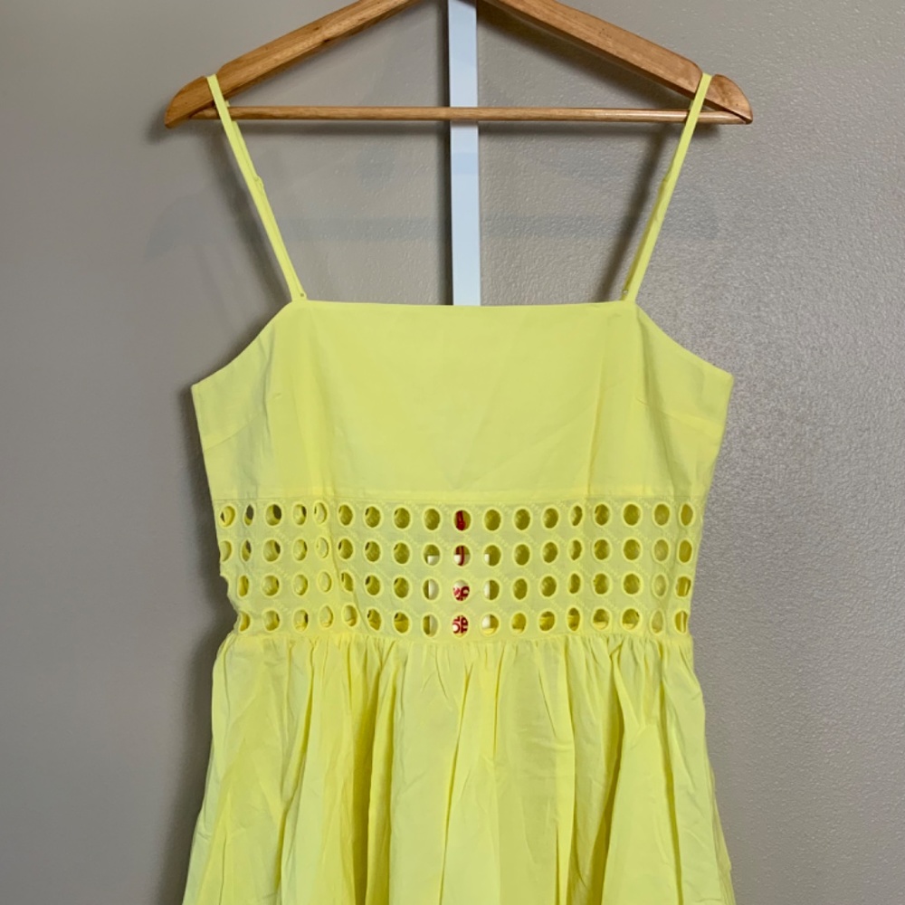 Solid & Striped Yellow Mini Dress - image 7